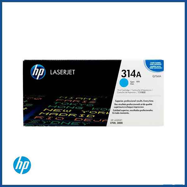  HP 314 (Q7561A) Cyan Toner Cartridge